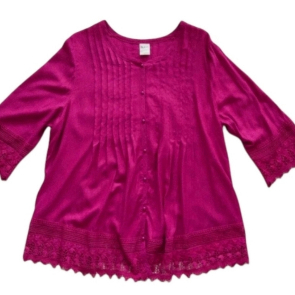 Blair Hot Pink Blouse